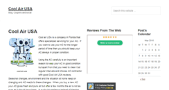 Desktop Screenshot of coolairusa.org